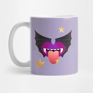 Vampire Kisses the Night - PURPLE Mug